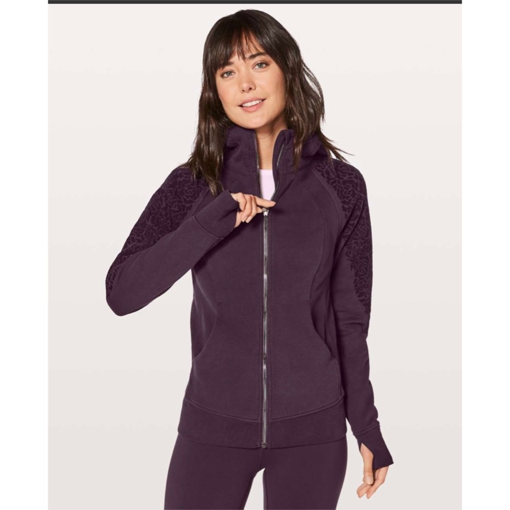 Lululemon Scuba Hoodie Light Cotton Fleece (Floral Flock)